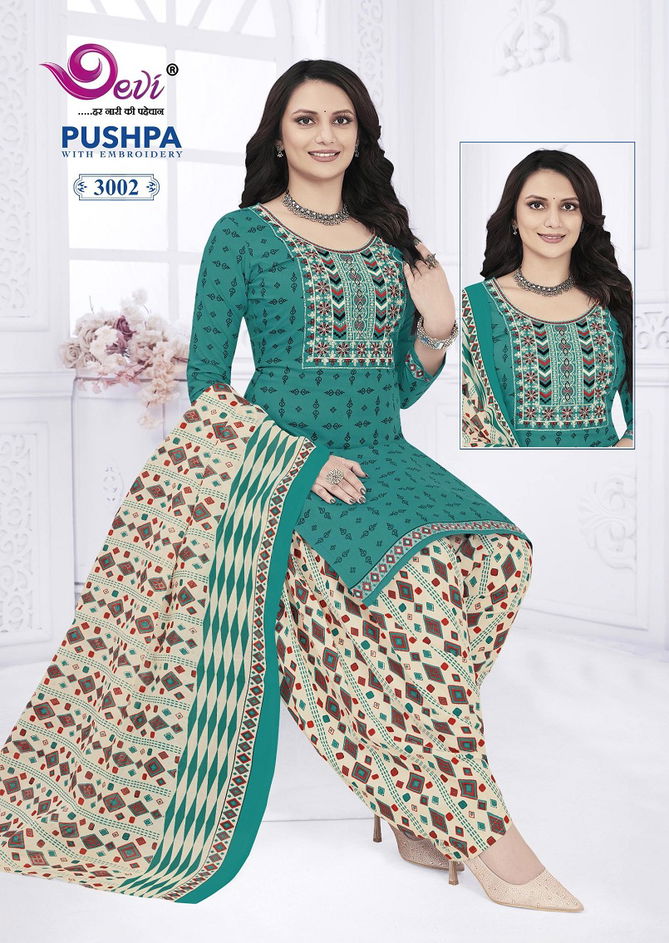 Pushpa Vol 3 By Devi Cottton Printed Readymade Dress Wholesale Shop In Surat
